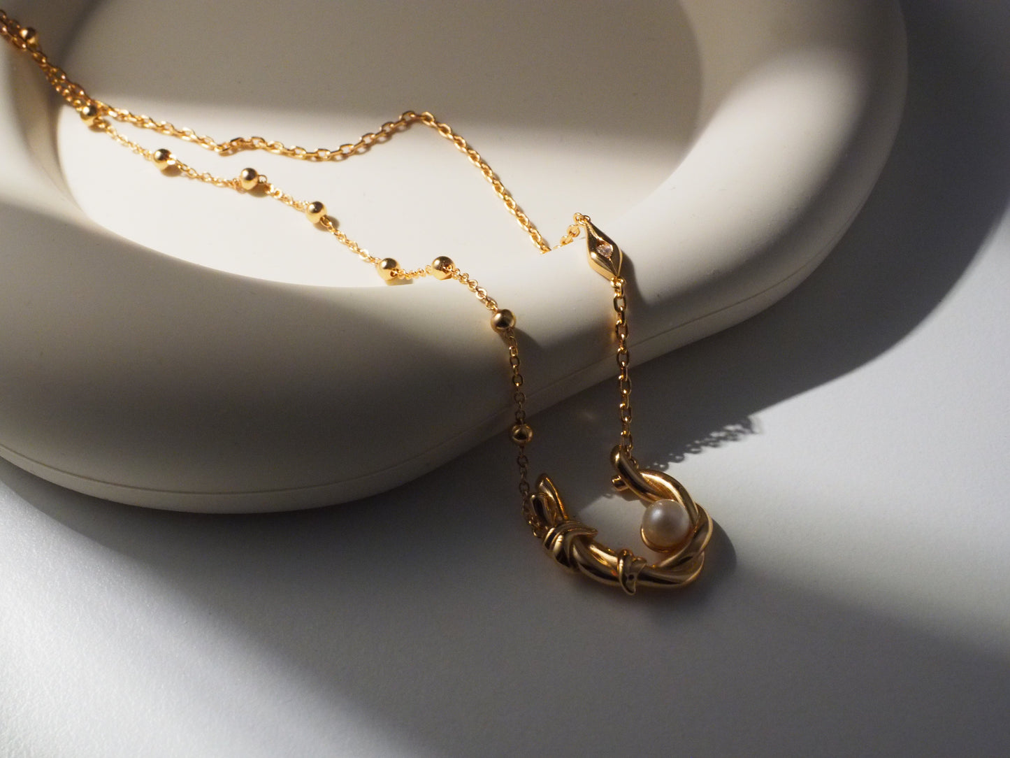 PEARL'S NEST NECKLACE