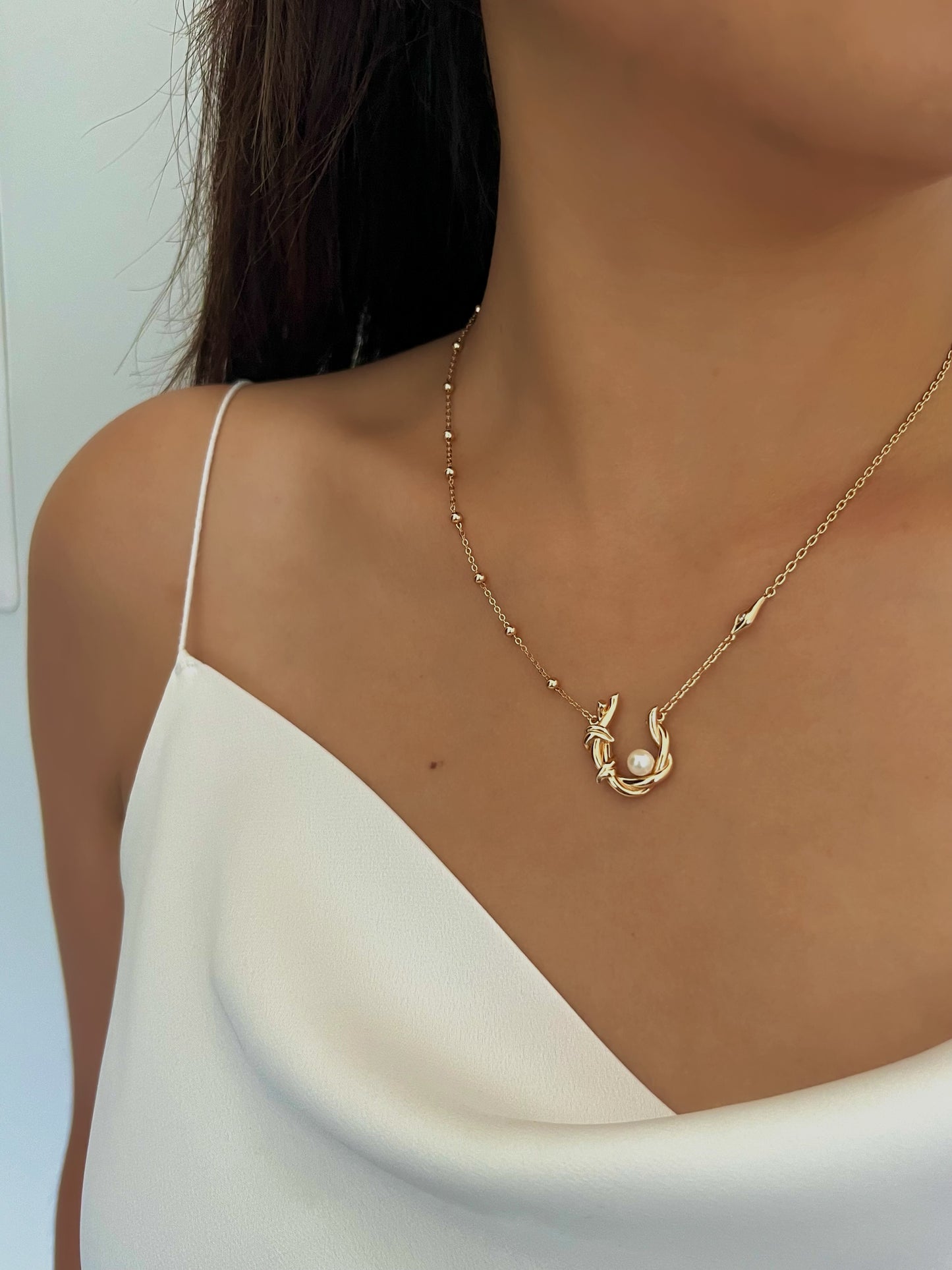 PEARL'S NEST NECKLACE